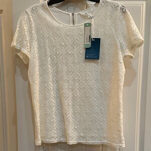Market & Spruce Hans Crochet Front Top